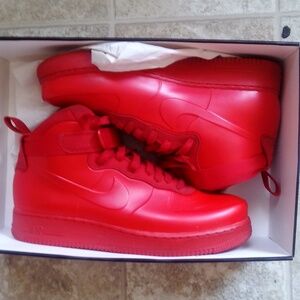 Nike Air force brand new 10.5 mens. All Red shoes